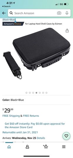 Esimen Hard Travel Case for Apple Mac Mini 3.6GHz 2.8GHz 2.6GHz,Mouse, USB-C Digital Multiport Adapter Charger Data Cable Storage Bag Carry Bag Prote