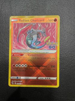 Pokémon Radiant Charizard 011/078 Pokémon GO Radiant Rare Holo
