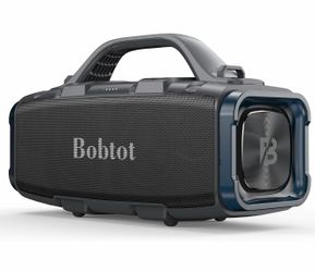 Bobtot Portable Bluetooth Speaker, 60W Peak, IPX6 Waterproof
