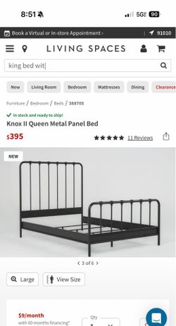 Metal Queen Bed
