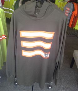 High Visibility Safety Long Sleeve Shirt with Hoodie