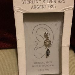 Sterling Silver Earrings,By I Am