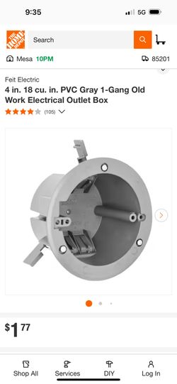 Round Outlet Box...New