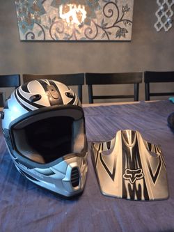 Fox Racing Motocross Helmet with Visor