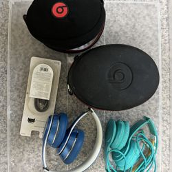 Two pairs of Beats by Dre