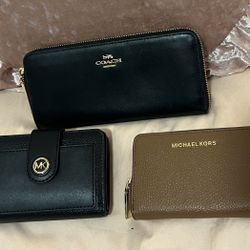 Big Sales!!! Micheal Kors And Coach Wallets 