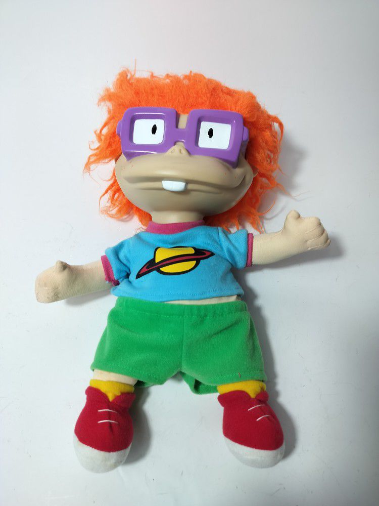 Chuckie Finster Doll Playworks NICKELODEON Rugrats Vintage 1998 Hard Head RARE