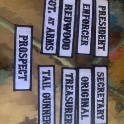 Motorcycle Vest Tags 