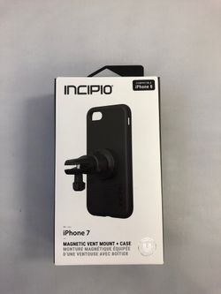 Incipio case IPhone 7 magnetic vent mount + case