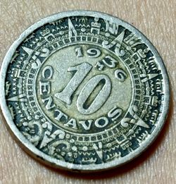 1936 10 Centavos 