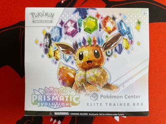 Pokémon Center Prismatic Evolutions Elite Trainer Box SEALED Brand New