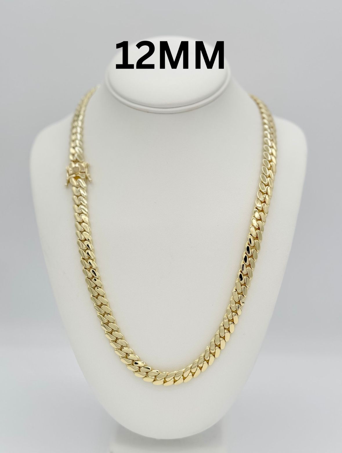 12MM Cuban 22 Inch