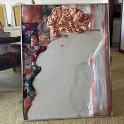 Ron Fritts Silk Fabric Quilted Woman