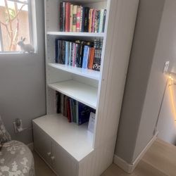 White Bookshelf 