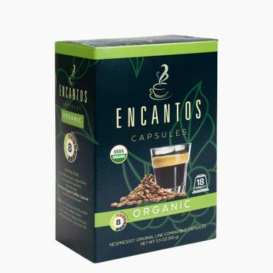 I don't drink coffee to wake up. I wake up to drink coffee...Encantos Origins Organic Coffee Capsules 18-Count