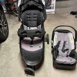 Baby Trend EZ Rider Plus Car seat And Stroller