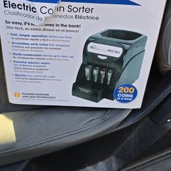Electric coin sorter
