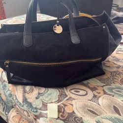 Designer Purse With Fur