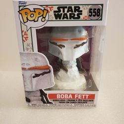 New Funko POP! Boba Fett Snowman Vinyl Bobble-Head Christmas Holiday Exclusive 