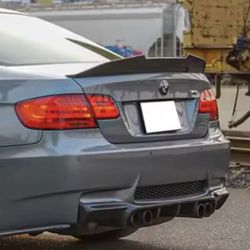 BMW 3 SERIES E92 REAL CARBON FIBER PSM TRUNK SPOILER PSM STYLE