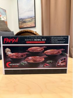 Parini Ramen Bowl With Wooden Chopsticks