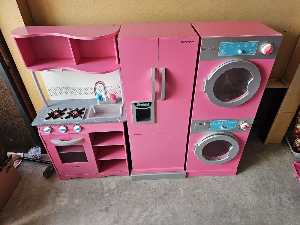 Kids Kenmore 3 Piece Kitchen/Washroom Set