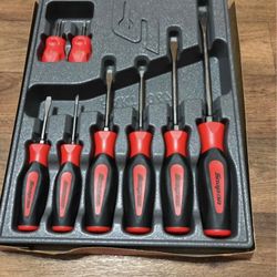 New Snap On 8 Pc Screwdriver Set