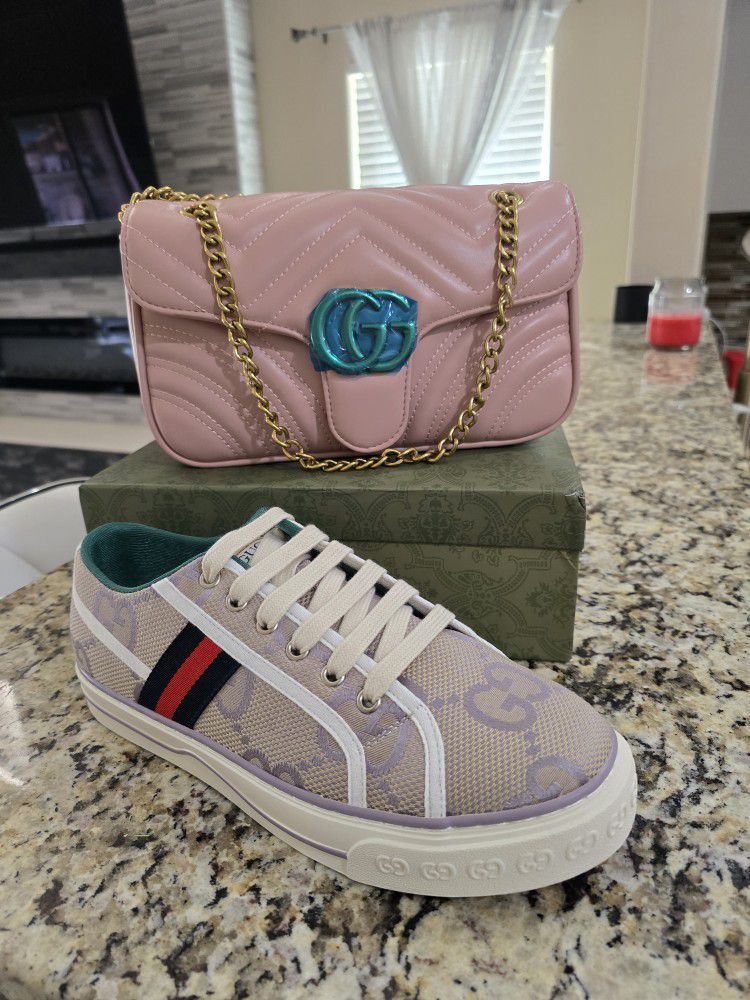 sneakers and bag set 
