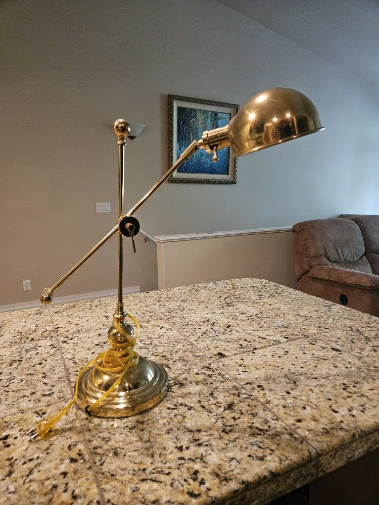 Brass Desk Lamp
