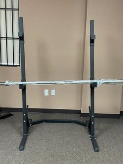 Brand New Squat Rack And Barbell