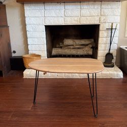White Oak Coffee Table 28x18  Side Table 