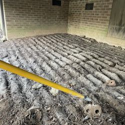 Stone Bed Under Deck 