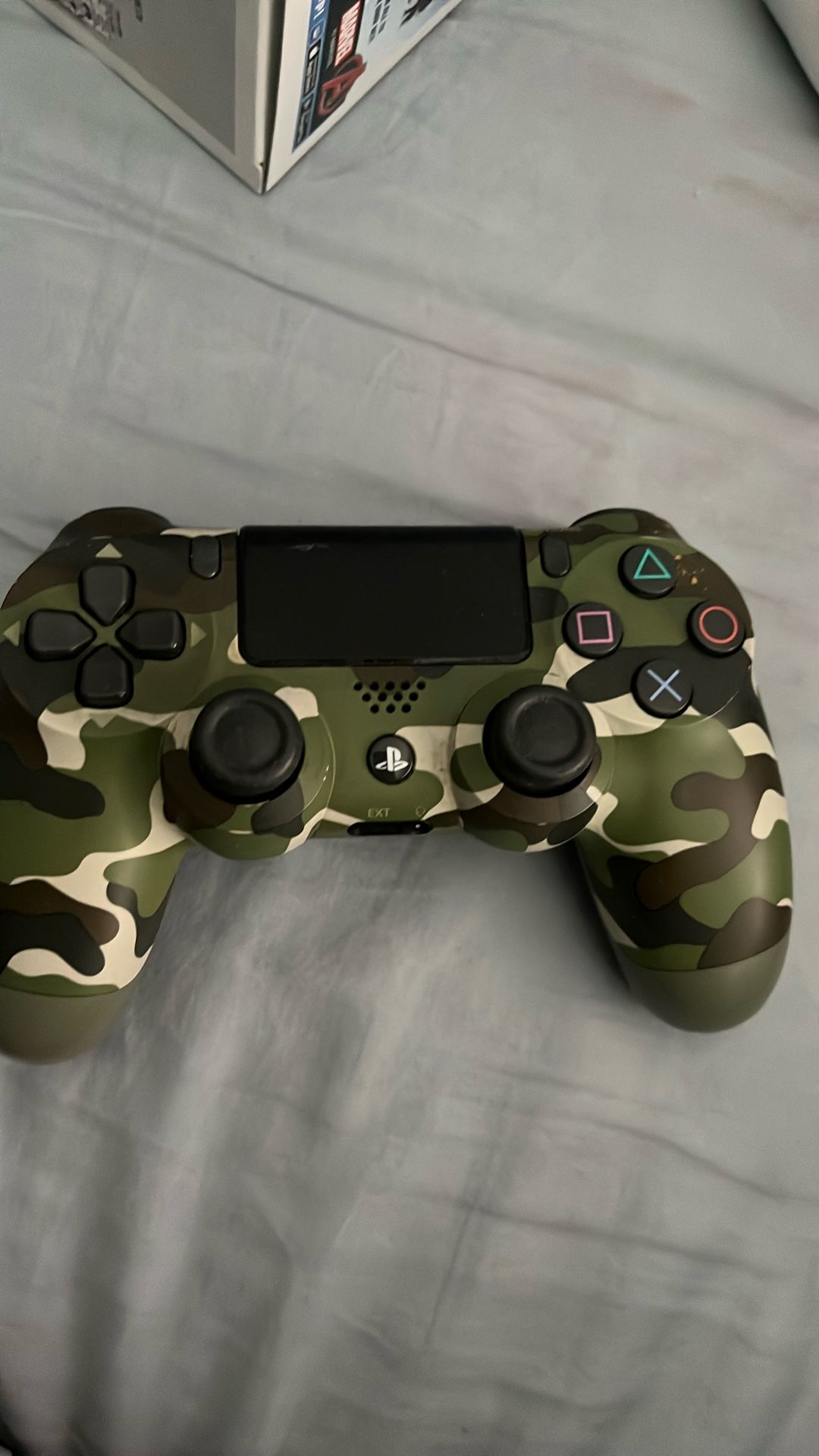 PS4 Green Camo Controller