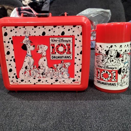 Vintage 101 Dalmatians Lunch Box And Mug