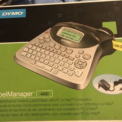 DYMO LabelManager 450D High Performance Desktop Label Maker With PC Or Mac Connection