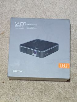 Apeman 1080P DLP Projector, *Big Screen HD Movie*M4