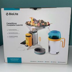 NEW 🔥 BioLite CampStove Complete Cook Kit – Brand New & Factory Sealed
