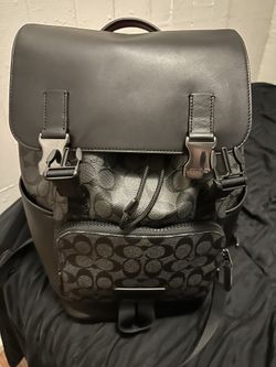 Coach Leather Backpack