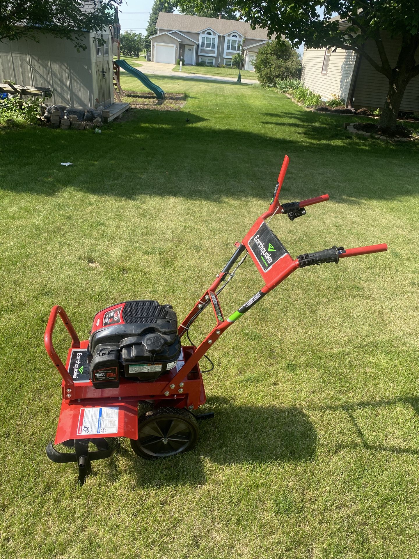 22” 163cc tiller