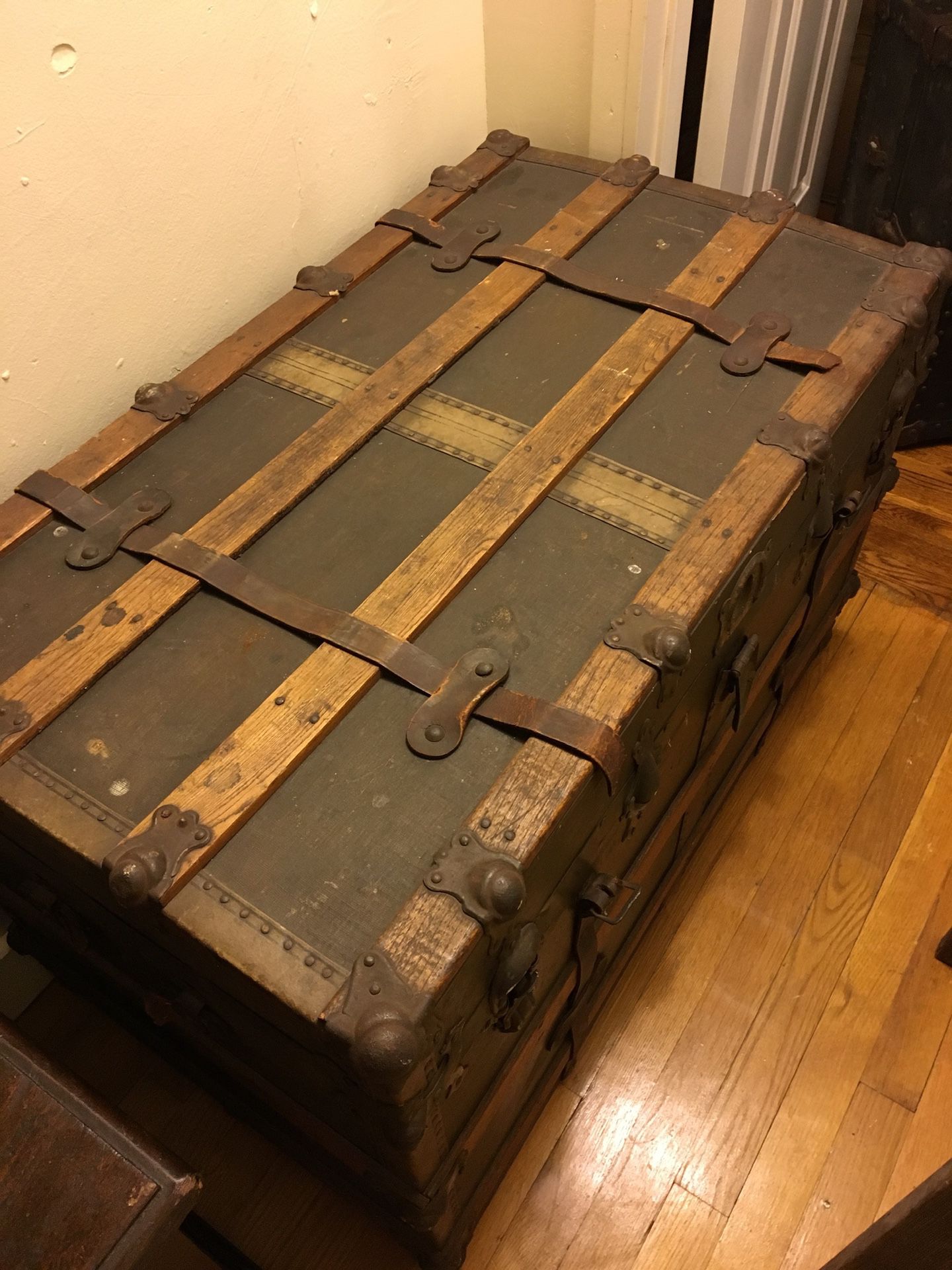 Early 19th Century Steamer Trunk