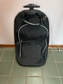 Autodesk Black Rolling Backpack Carry-On
