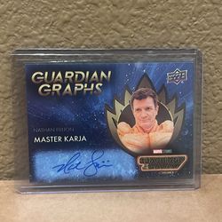 GOTG 3 Master Karja AUTO!! (Nathan Fillion SIGNED!!)