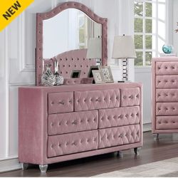 DRESSER WHIT MIRROR NEW IN BOX ☎️ 1714586,2564