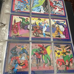 1991 Dc Trading Card Complete Set 150 Cards +6 Holographic’s