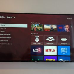 TCL 55S425 55 inch 4K Smart LED Roku TV