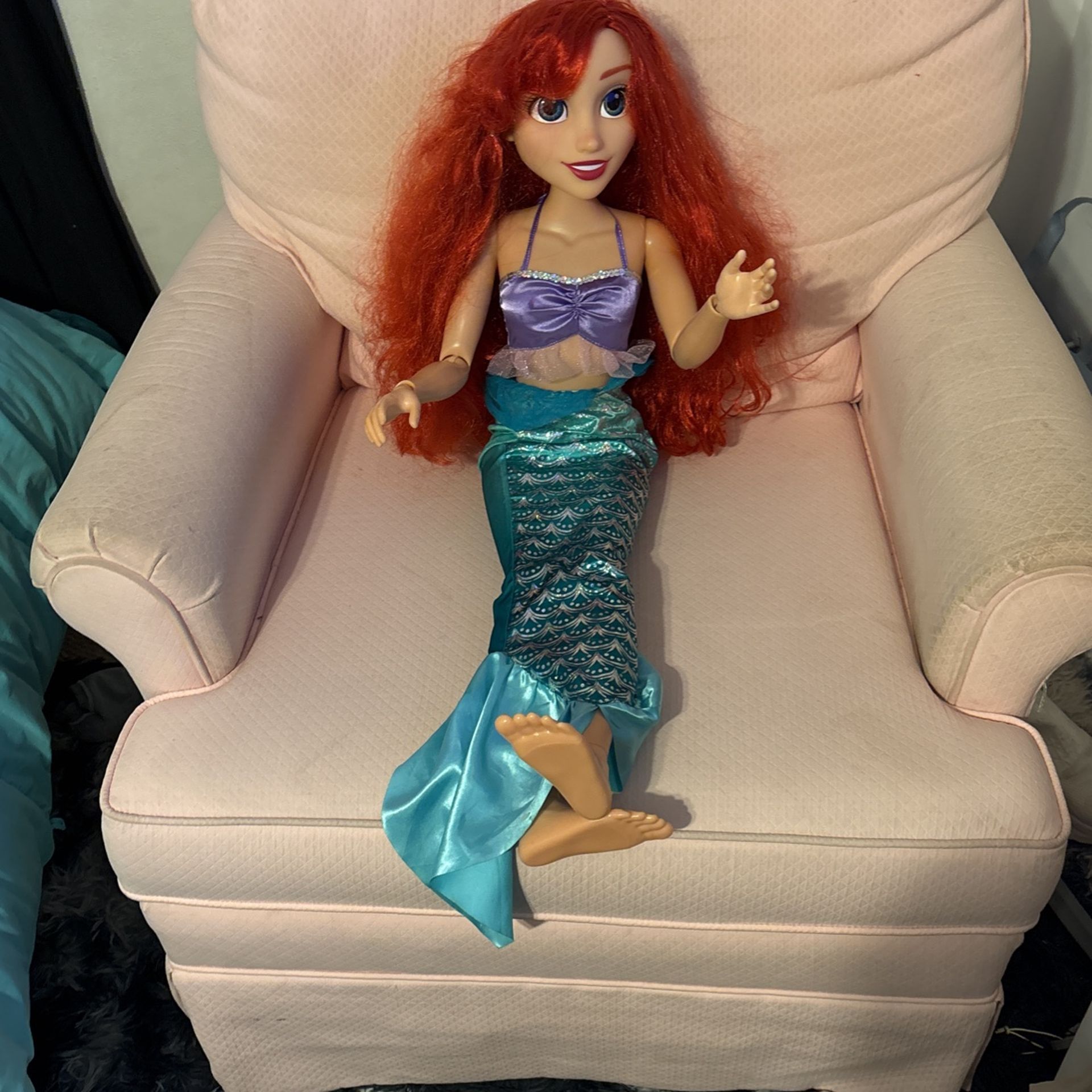 Free!!! Ariel Large Life Size Doll For Christmas 🎄 