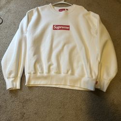 Supreme Washed Box Logo Sweater 