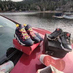 Nikes $85 Each. Nike Air Money Size 8 And 1/2 Nike Dunks Size 7 And 1/2 Jordan 6 Rings Size 8