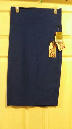 New royal blue skirt