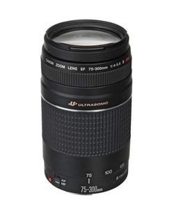 Canon EF 75-300mm f/4-5.6 III Telephoto Zoom Lens Open Box Condition✅